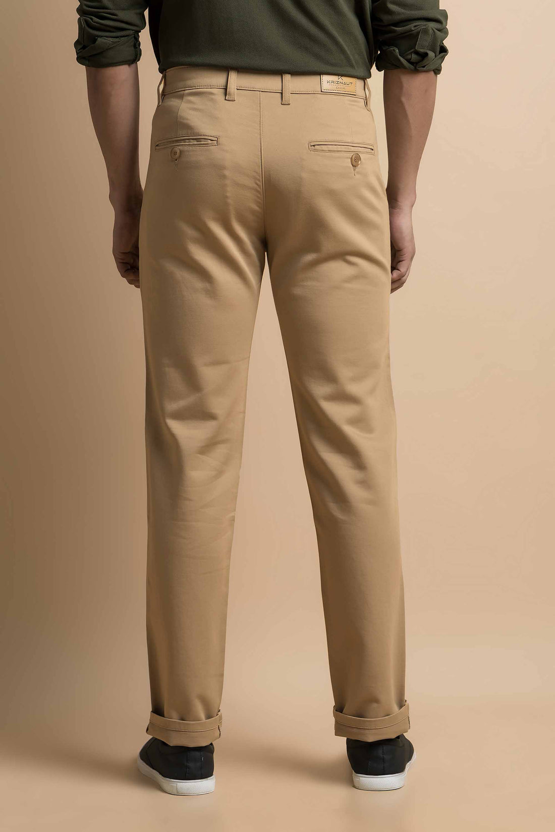 Cotton Trousers / Chinos - Brown