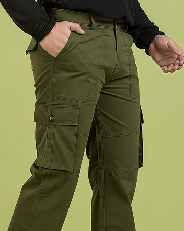 Twill cargo - Army Green