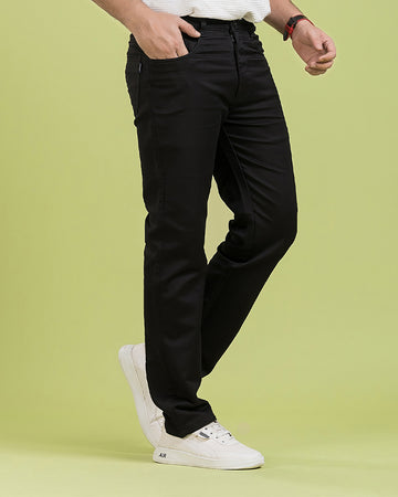 Cotton Jeans - Black