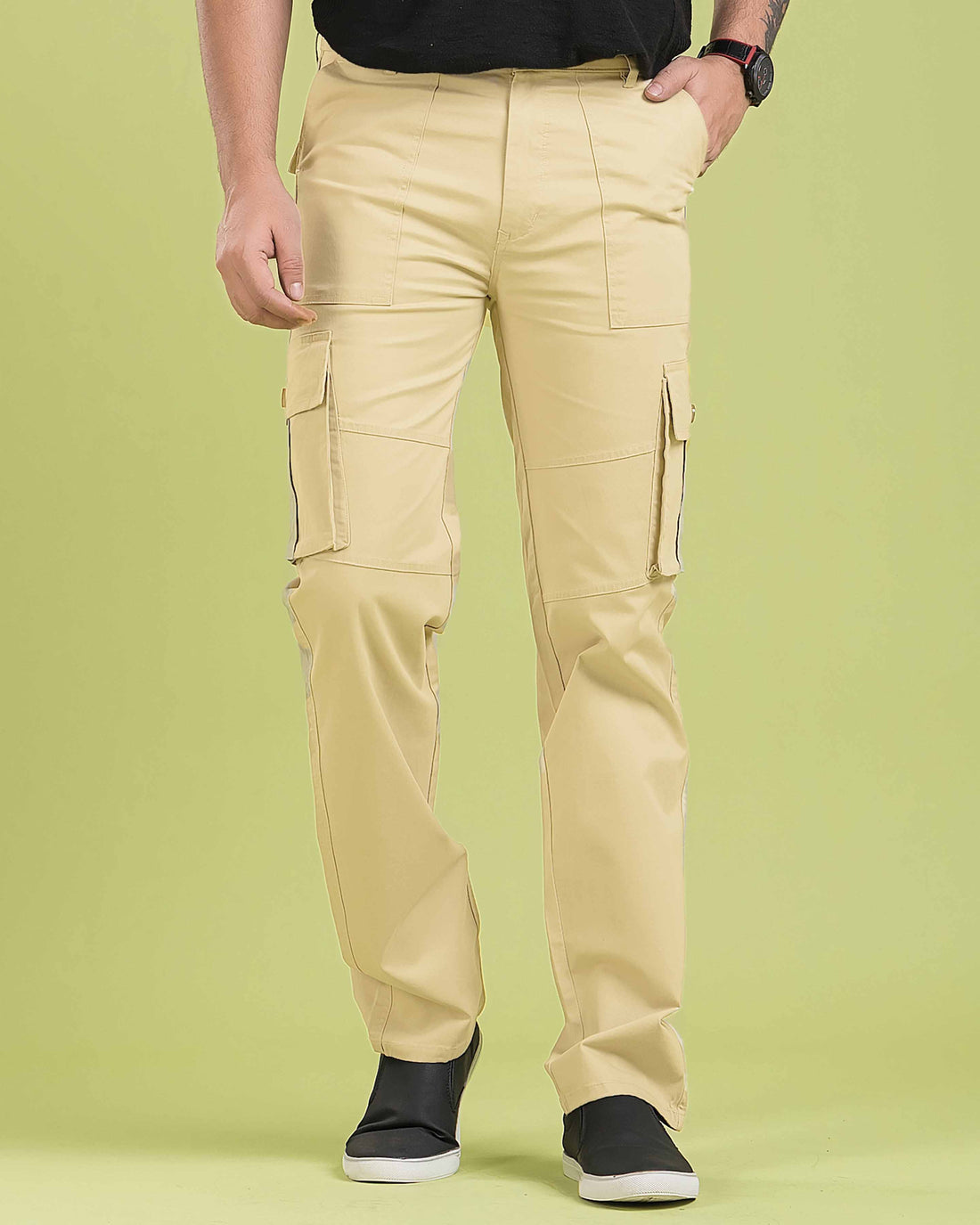 Twill cargo - Cream