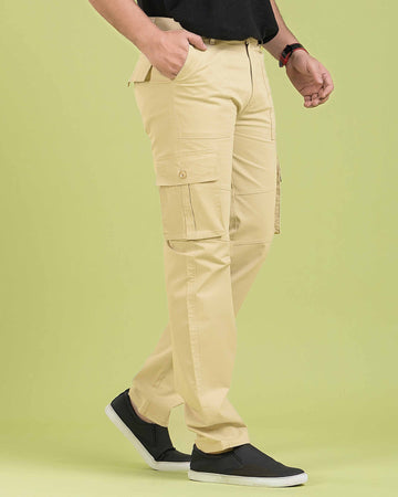 Twill cargo - Cream
