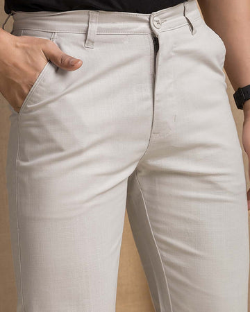 Linen Pants - Cloud White