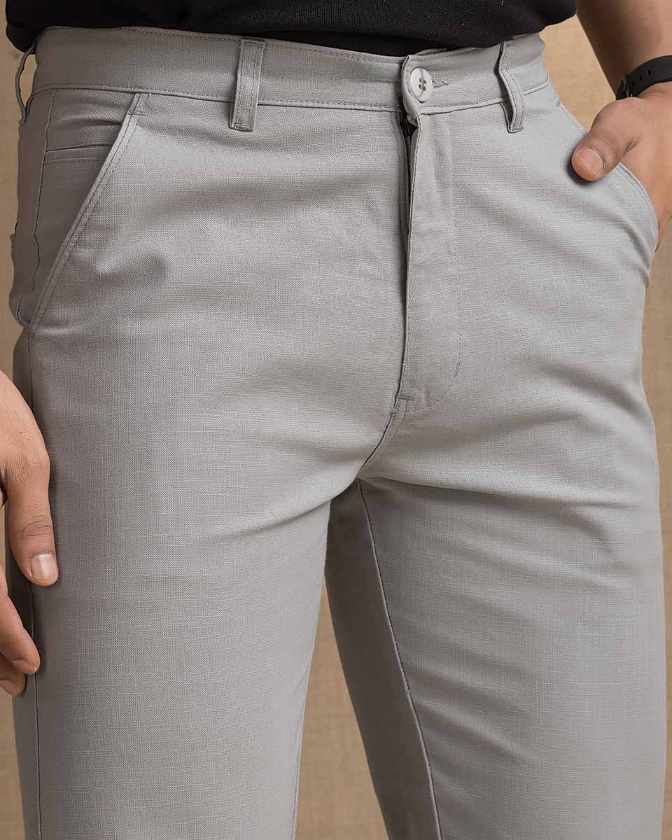 Linen Pants - Stone Grey