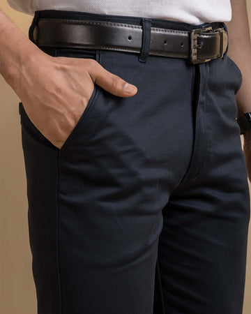 Cotton Trousers / Chinos - Blue