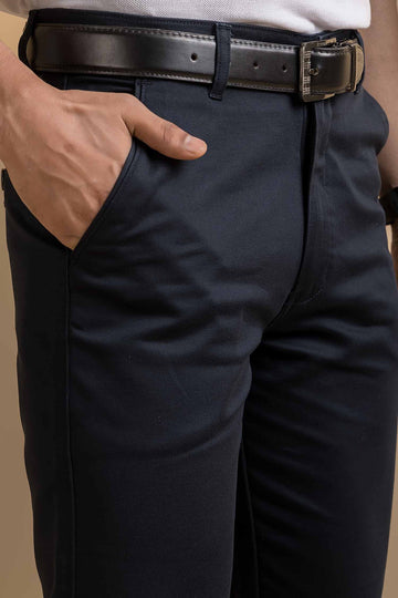 Cotton Trousers / Chinos - Blue