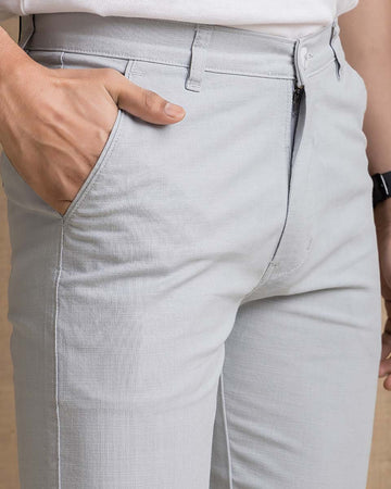 Linen Pants - Icy Mint Blue