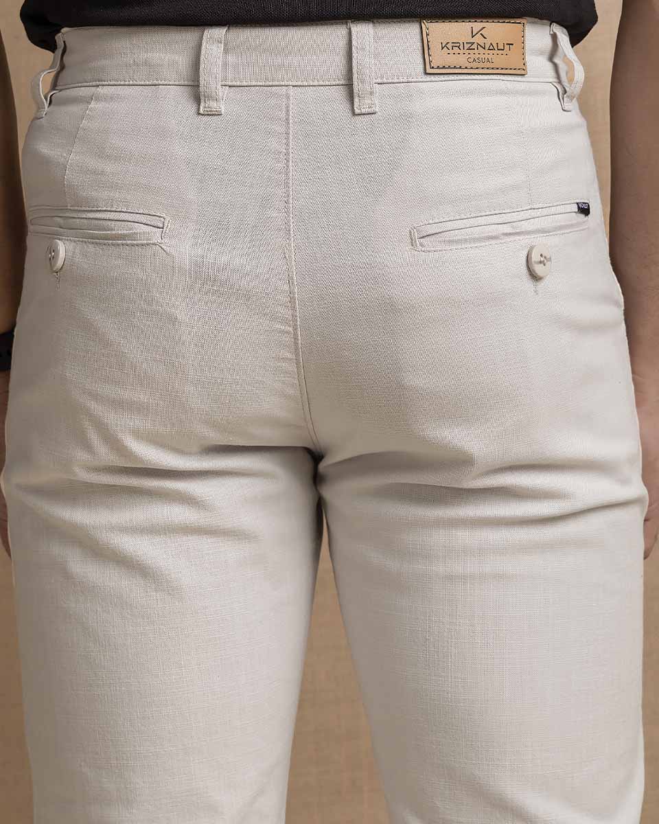 Linen Pants - Cloud White