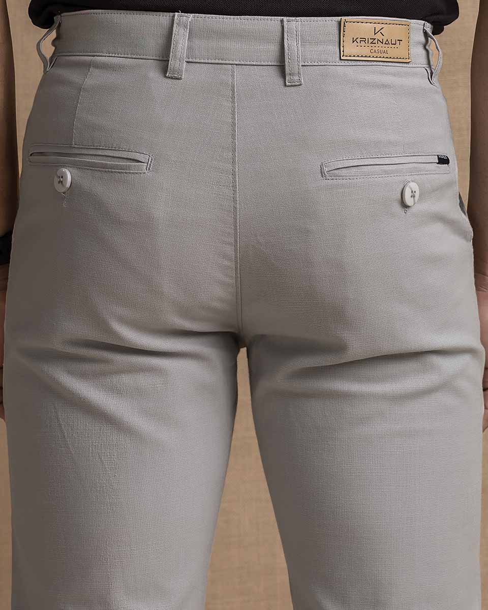 Linen Pants - Stone Grey