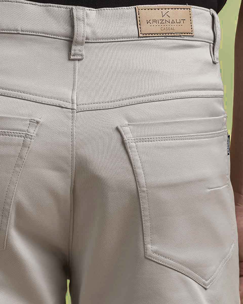 Cotton Jeans - Light Grey